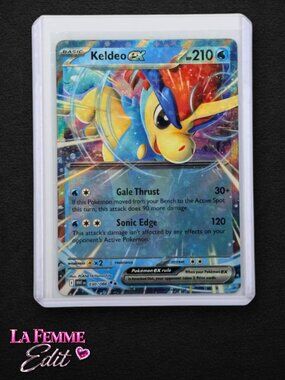 Pokemon Card Keldeo EX 030/086 Double Rare Holo
